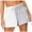 Grey, variant on Women's High Waisted Stretchy Summer Shorts Drawstring Color Matching Sports Casual Beach Shorts S-2XL