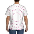 thumbnail image 3 of Vsdgher Breast Cancer Awareness (4) Print Men's Dry Fit Mesh Athletic Shirts Moisture Wicking Tennis T-Shirt Tops, 3 of 9