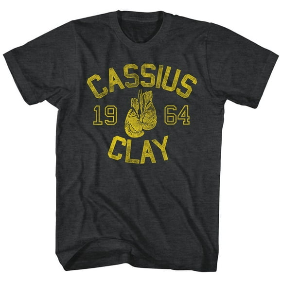 muhammad ali- cassious clay '64 apparel t-shirt - black