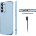 thumbnail image 4 of for Samsung Galaxy S23 Plus Case Luxury Plating Case Cover Slim Lightweight Glossy Bling Phone Case Soft TPU Shockproof Bumper Case Electroplated Case,Blue, 4 of 12