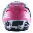 thumbnail image 5 of WOW Motorcycle Adult Full Face Helmet HJMCLS Racing Star Pink, 5 of 5