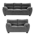 thumbnail image 1 of Sala 3-2 TRINITY Monza 2 Piezas (Sofá, Love Seat) Gris Oxford Para Sala, 1 of 8