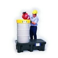 thumbnail image 2 of GXCZ Spill Containment Pallet Containment Sump with Drain, Black, 275gal, 2 of 4