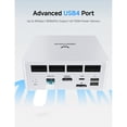 thumbnail image 3 of MINISFORUM UM870 Slim Mini PC AMD Ryzen 7 8745H Processor 16GB RAM 1TB SSD Mini Computer, 3 of 8
