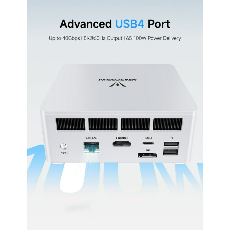 MINISFORUM UM870 Slim Mini PC AMD Ryzen 7 8745H Processor 16GB RAM