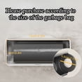 thumbnail image 3 of Small And Medium Size Trash Bag Storage Box, Kitchen And Bathroom Garbage Bag Dispenser, Trash Bag Organizer for Kitchen Bathroom, Not Compatible with 13 Gallon Trash Bags, 3 of 9