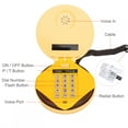 thumbnail image 3 of YLSHRF Corded Phone, Desk Phone Home Decoration Plug And Play Wire Telephone, Hotel For Home, 3 of 8