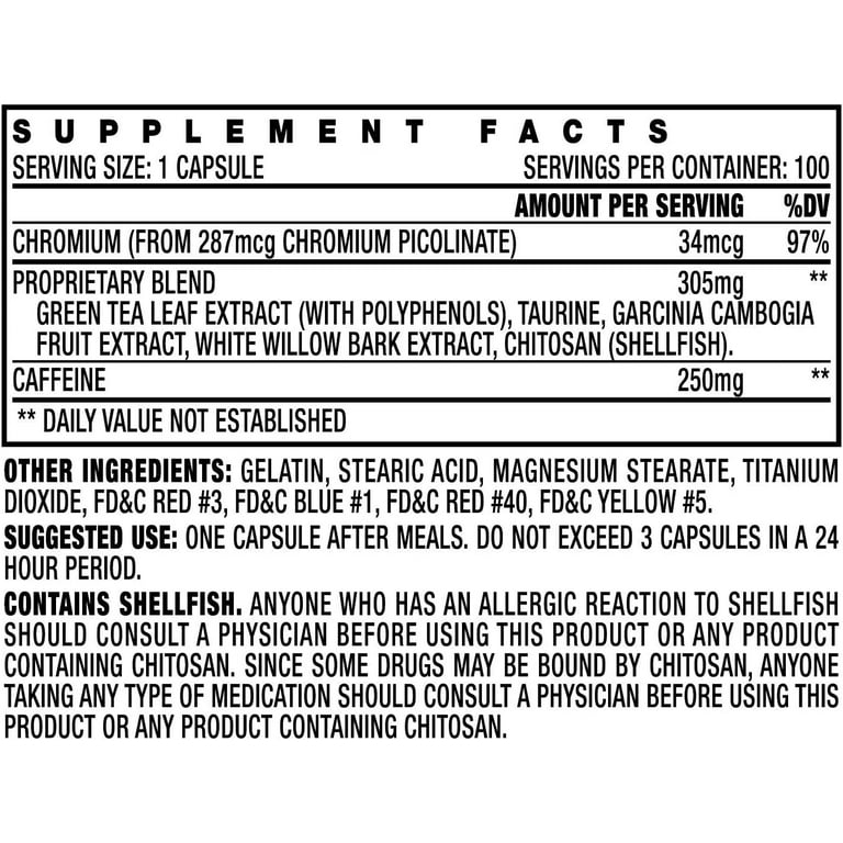 Stacker 3 Capsules Ephedra Free Formula Ingredients - CVS Pharmacy