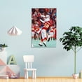 thumbnail image 4 of Derrick Thomas Classic Rugby Player Moves Poster (26) Posters Wall Art Painting Canvas Gift Living Room Prints Bedroom Decor Poster Artworks 24x36inch(60x90cm), 4 of 6