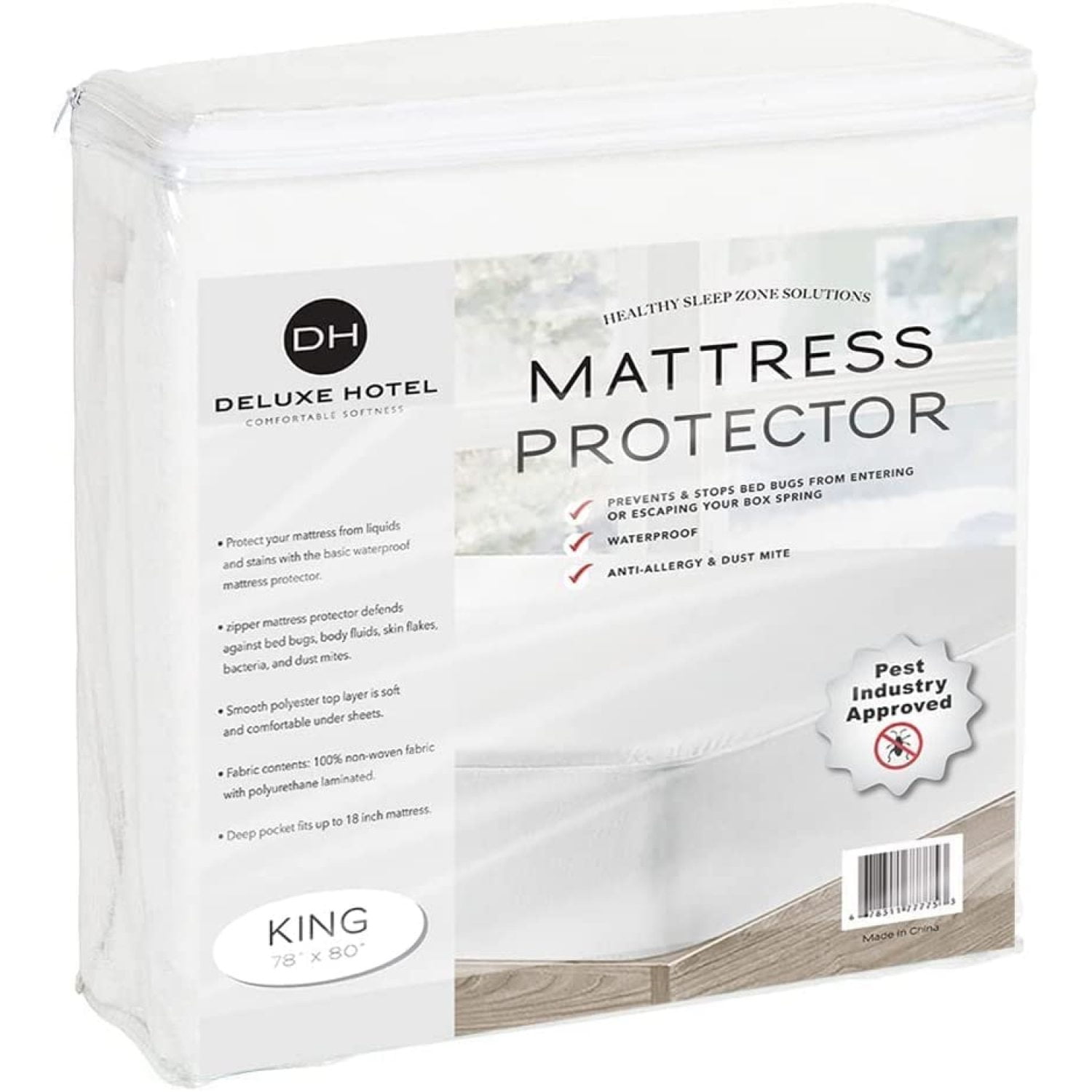 Ultimate Zippered Mattress Protector (King)
