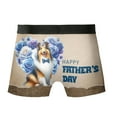 thumbnail image 2 of Collie Proud Dad Happy Father's Day All Over Print Boxer Briefs Underwear for Men Dad Collie Dog Lover Gifts Idea - 02008, 2 of 6