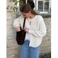 thumbnail image 2 of Wyeysyt Womens Cardigan Sweater Button Down Long Sleeve Chunky Soft Knit Sweater Fall Open Front Loose Casual Cardigan Coat, 2 of 7