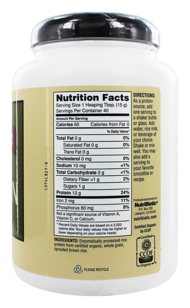 Rice Milk Nutrition Label Ythoreccio