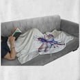 thumbnail image 6 of Dragonfly Soft Flannel Fleece Throw Blanket, Watercolor Bug Butterfly Like Moth Branch Ivy Flowers Lilies Art, Cozy Plush for Indoor and Outdoor Use, 50" x 70", Green Purple and Blue, by Ambesonne, 6 of 6