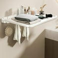Ajauxi Bathroom Clothes Storage Bathroom Towel Clothes Shelf Bathroom