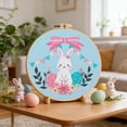 thumbnail image 4 of zhangmingg Easter Embroidery Kit for Beginners Complete Needlepoint Craft Set with Threads and Step-by-Step Instructions, 4 of 4
