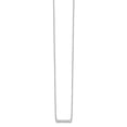 thumbnail image 2 of Auriga 14K White Gold 2 mm Diamond Bar Necklace for Women 18", 2 of 4