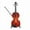 D, variant on Mini Wooden Violin Model - Musical Instrument Decoration for Home, Desk, Shelf, For Music Lovers, Training School Gifts, Teacher Graduation Presents, Realistic Design, Durable Wood, D, 4.72in