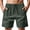 Army Green, variant on Men Swim Trunks Gym Shorts with Mesh Liner Zipper Pocket Quick Dry Breathable for Workout Runing Beach Pool