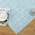 thumbnail image 4 of Area Rug Modern Geometric Indoor Doormat Soft Fuzzy Entryway Mat Washable Rug Checkered Design Small Rug for Living Room Bedroom Bedside Bathroom Non-Slip Backing Retro Rug Straw, 4 of 9