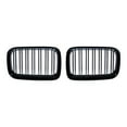thumbnail image 4 of Astra Depot Glossy Black Dual Slats Kidney Grille Fit 1992-1996 BMW E36 316i 318i 320i 325i 328i M3 Pre-LCI, 4 of 7