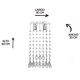 thumbnail image 5 of Candil de Cristal Cortado Gamalux Williams Krystal Cubo de 4 Luces, 5 of 5