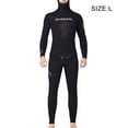 thumbnail image 4 of Eigraketly Trajes de buceo profesionales de 3MM, traje de buceo para de peces, traje de baño para mantener el calor, traje de Surf con capucha para Deportes acuáticos Negro L Eigraketly OD017116-07, 4 of 6