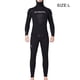 thumbnail image 2 of Trituras profesionales Traje de buceo a prueba de frío Pescado Caza Premium Térmica con capucha de manga larga de manga larga Pantalones largos Jumpsuit Surf Traje Negro L 3mm seitruly OD017116-07, 2 of 6