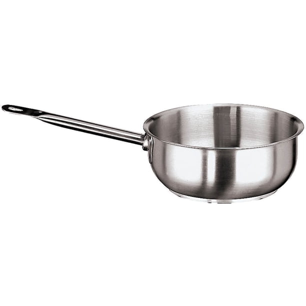 Paderno World Cuisine Grand Gourmet 1100 Curved Saute Pan, 2.37 Qt