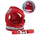 thumbnail image 1 of Arnés y correa de seguridad reflectantes para perros pequeños, medianos y gatos. Chaleco con correa para el pecho para cachorros, pugs, chihuahuas y bulldogs., 1 of 6