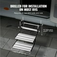 thumbnail image 3 of STAWAY 2-Step Manual Retractable RV Steps - 440 lbs Load Capacity, Non-Slip Aluminum Alloy, Rust-Resistant, Safe & Durable for RV, Trailer, Camper Entry., 3 of 8