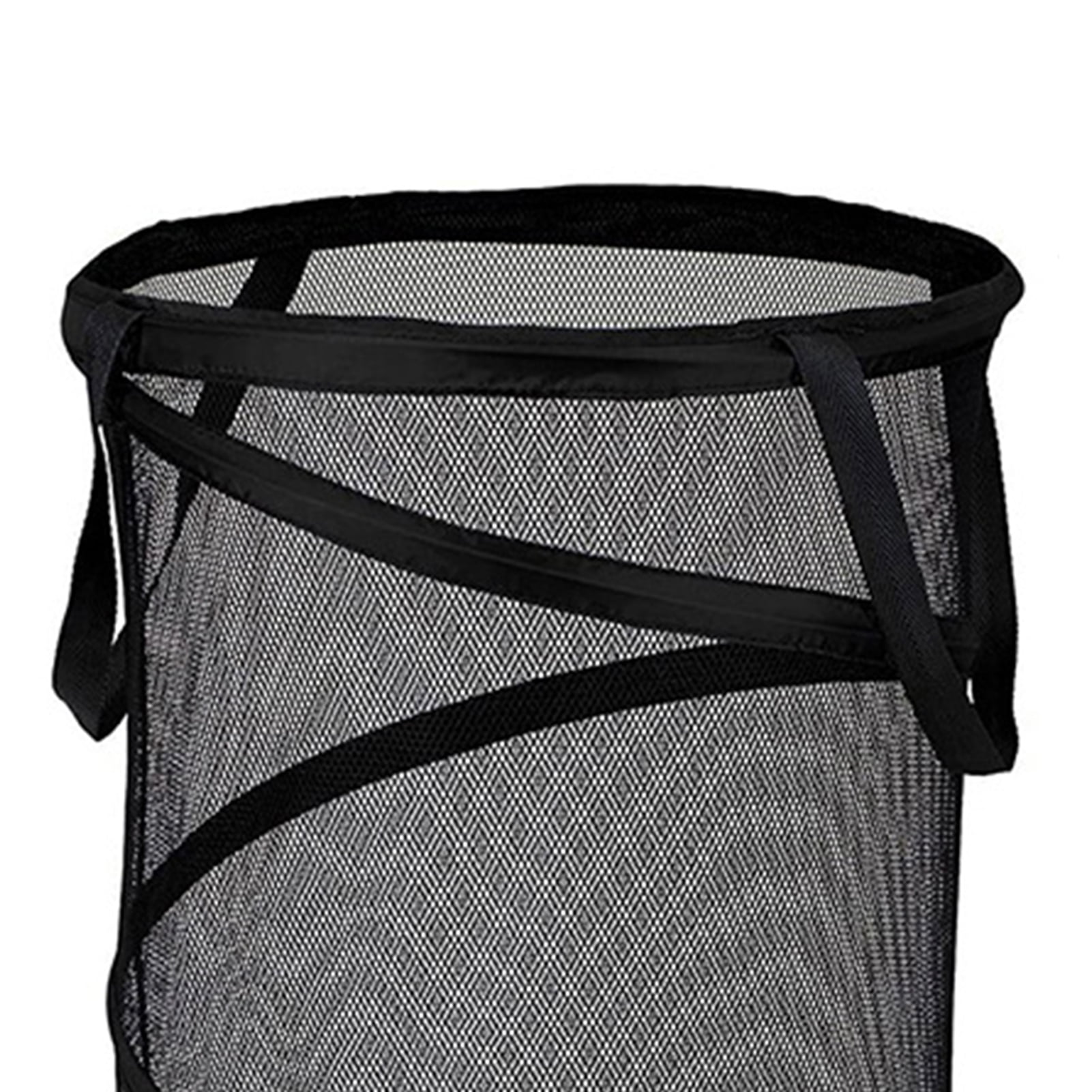 KAUKKO Large Laundry Hamper with 1 Removable Laundry Bags Dirty Clothes  Hamper and dust cover , 2 Handles Foldable Hamper Dorm Room Storage Black +  gray – kaukko