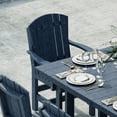 thumbnail image 4 of Wildridge Heritage 7-Piece 44"X72" Dining Set, Patriot Blue - Outdoor Weather Resistant Recycled Plastic Furniture for Patio, 4 of 8
