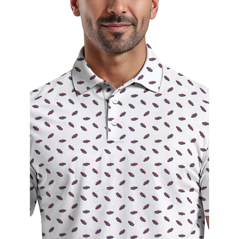 Ben Hogan Men's Performance Car Print Polo Shirt photo 6