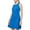 Blue, variant on Women's Zip-Front Scuba-Crepe A-Line Dress Blue Lolite 4