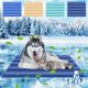 thumbnail image 1 of Cojín de gel refrescante para perros y gatos | Alfombrilla de verano impermeable | Almohadilla de gel gruesa de tres capas | Antideslizante | Uso en interiores y exteriores | Fácil de limpiar |, 1 of 5