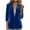 #064-Navy, variant on Neewe Velvet Blazers Jackets for Women Business Casual Long Suit Jacket Dressy Cardigan Blazer Work Office