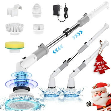 Savings Cleaning Supplies Electric Spin Scrubber for Cleaning,Cordless ...