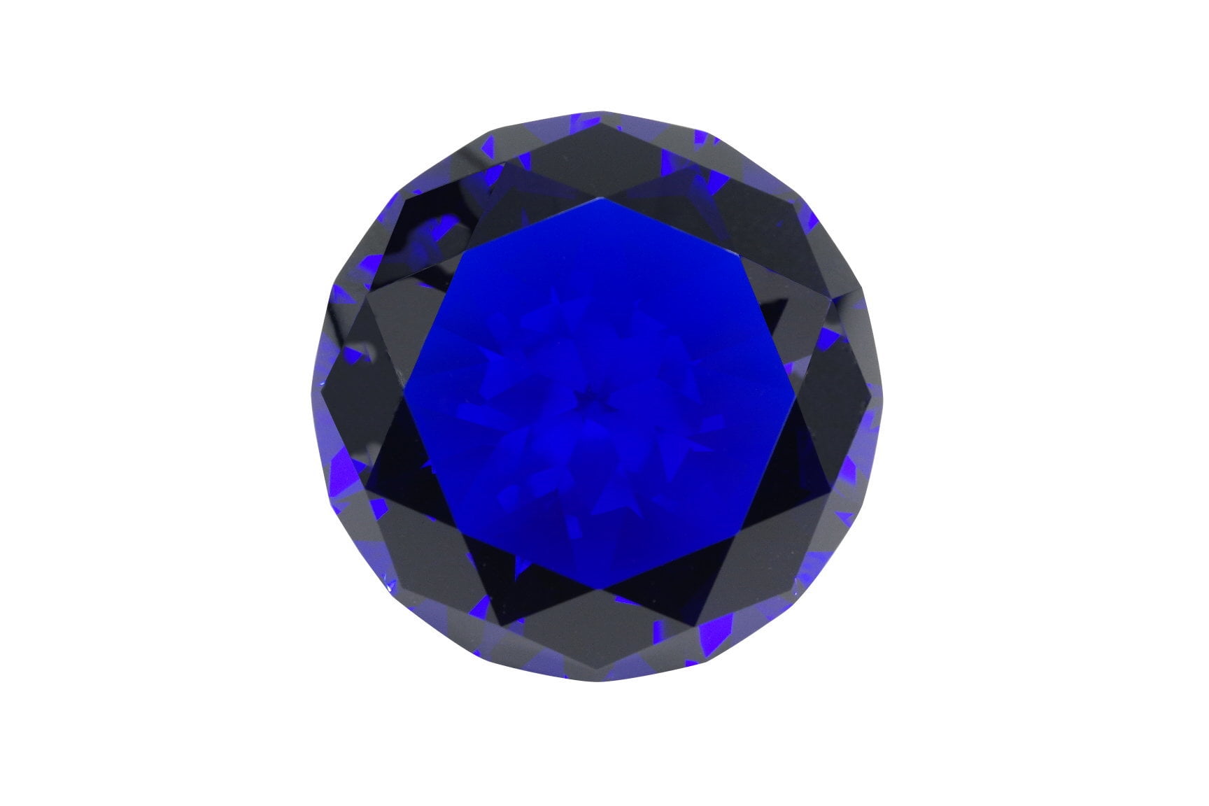 03 Tripact 100 mm Diamond Shaped Jewel Crystal Paperweight 