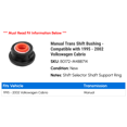 thumbnail image 2 of Manual Trans Shift Bushing - Compatible with 1995 - 2002 Volkswagen Cabrio 1996 1997 1998 1999 2000 2001, 2 of 2