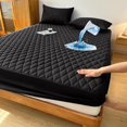 thumbnail image 5 of MesaSe Christmas Gifts Home Essentials Layered Waterproof Mattress Protector (Without  And Pillow Insert) Soft And Comfortable Solid Color Bedding Mattress Cover Bedroom Light Blue, 5 of 5