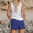 thumbnail image 4 of Women's Pants Fashion Shorts For Women Casual High Waist Straight Leg Sports Casual Loose Shorts, 4 of 7