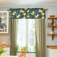 thumbnail image 3 of Yayeee Kitchen Valance Rod Pocket 54" x 18" Living Room Window Curtain, Yellow Lemons, 3 of 6