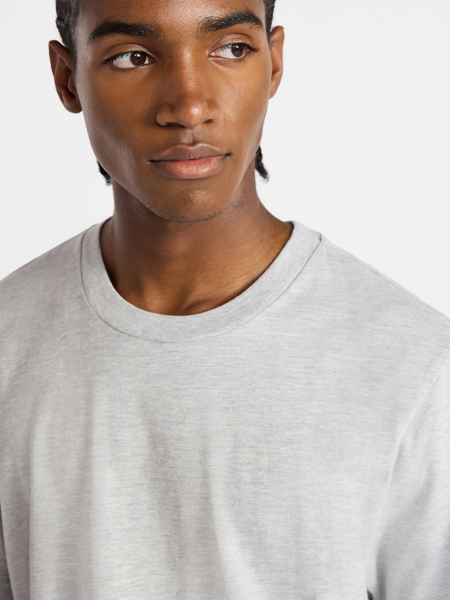 No Boundaries Standard Fit Cotton Tee with Short Sleeves, Men's and Big Men's XS-5XL