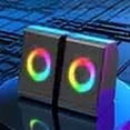 thumbnail image 1 of Elevate Your Audio, Ultra-Fast Charging: 6W Sound Driver 2.0 Stereo System, Automatic RGB Light Cycle, Easy To Use Plug and Play, Compact Design for Desk, Energy-Efficient Speakers, 1 of 7