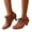 1Yellow, variant on Chenyee Women's Ankle Boots Vintage Lace Up Non Slip Work Shoes Fashion Dress Kitten Heels