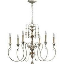 Traditional Six Light Chandelier-Pewter Finish Bailey Street Home 183-Bel-600747