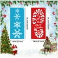 thumbnail image 2 of WEUVEB Xmas Drawing Templates Hollow-Out Painting Tools for DIY Crafts Assorted Colors 6Pcs, 2 of 8
