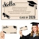 thumbnail image 1 of Hucha de madera personalizada para la graduación de 2026: monedero con nombre personalizado, regalo de recuerdo para él o ella, regalo de graduación único., 1 of 5