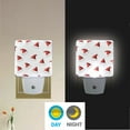thumbnail image 2 of Yayeee LED Night Light for The Home Plug in With Light Sensors 2 Pack, Cute Santa Hats Pattern, 2 of 6